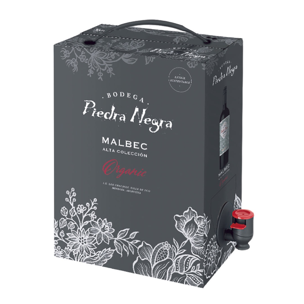 Piedra Negra Bag in box 3L  - Malbec
