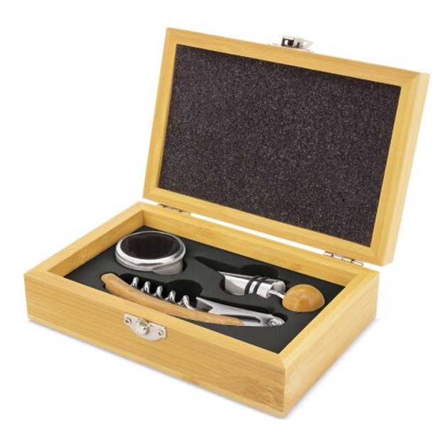 Caja Bambu x3 Accesorios