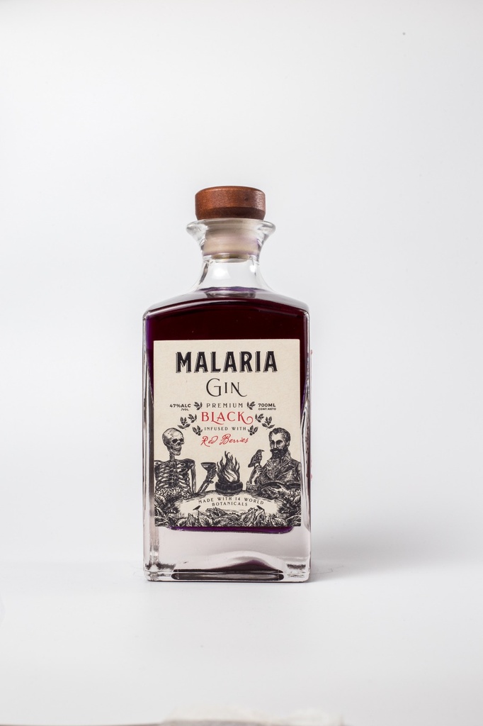 Gin Malaria Black
