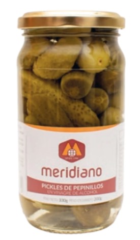 Pepinillos en Vinagre de Alcohol 330gr