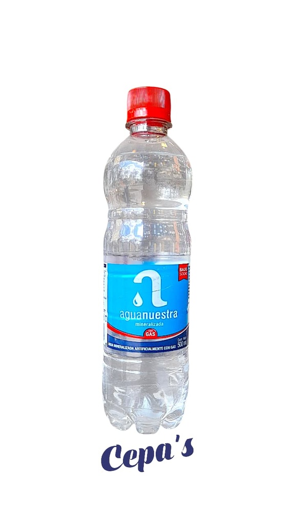 Agua c/Gas 500cc Nuestra